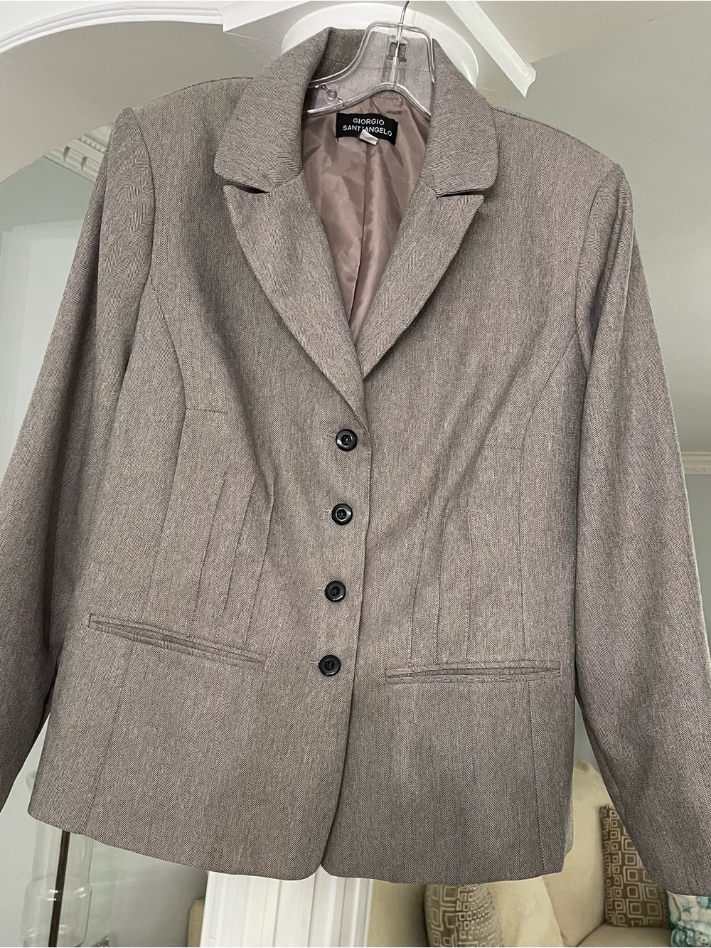 Giorgio sant ‘ Anglo women’s size 16W light gray blazer/Jacket
